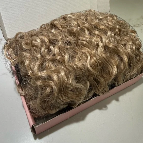 HAIR, 22”, 9PCS Clip in Hair Extensions Curly Long Soft Blonde to Light Blonde - Picture 11 of 11